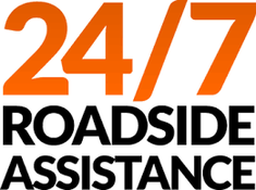 Picture of all of the services provided for roadside assistance.  The pictures include change tire, out of gas, battery needing jump and auto lock out. 
